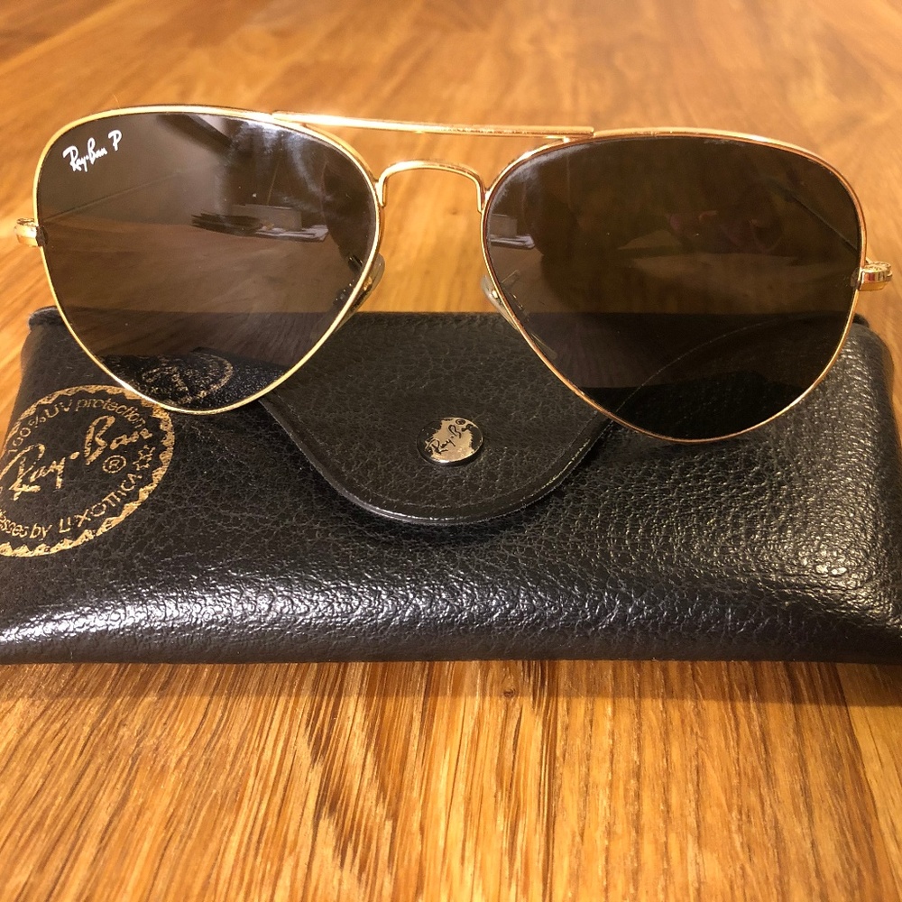 Ray-Ban Aviator Sunglasses - Gold, Brown Gradient